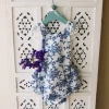 Gaia & Nina Romper In Vintage Blue Floral NEW IN