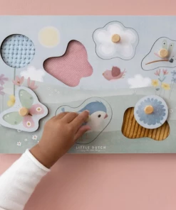 Little Dutch Tactile Puzzle Flowers & Butterflies