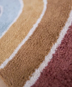 Little Dutch HOME Rug Rainbow Shape - Pure & Nature - 80x130cm - LD