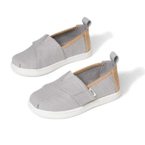 Toms Tiny Alpargata Woven Grey
