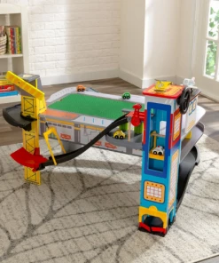 KidKraft Freeway Frenzy Raceway Set And Table