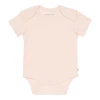 Little Dutch Bodysuit Short Sleeves Rib Pink WEAR