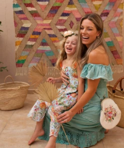 Gaia & Nina NEW IN Amalfi Mama Dress In Light Aqua