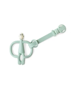 Doudou Et Compagnie MINT GREEN & DUSTY PINK DOUBLE SOOTHER CLIPS