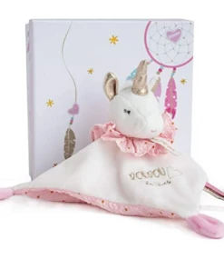 Doudou Et Compagnie Abracadabra Unicorn Comforter Pink