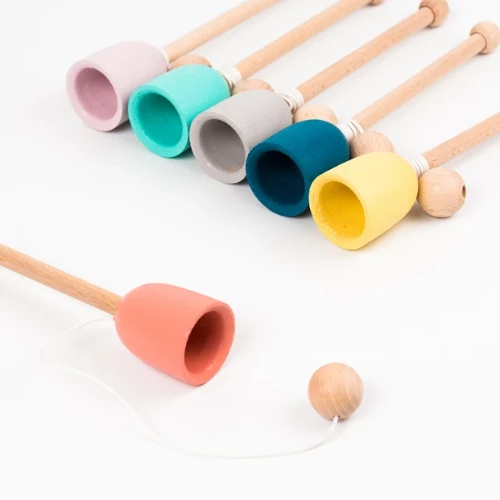 Me & Mine Wooden Cup & Ball Available In Various Colours