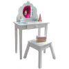 Kidkraft Medium Vanity & Stool – White HOME