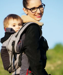 Love Radius PhysioCarrier - Grey/ Pocket Coffee - LR ON THE MOVE