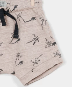 Play Up SALE Printed Flame Shorts - Stone