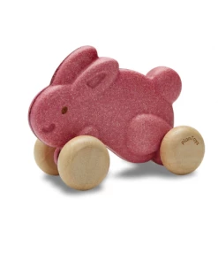 Plan Toys PLAY Pull-along Bunny - Pink
