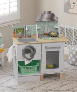 KidKraft PLAY Whisk & Wash Kitchen & Laundry