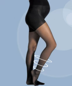 Cache Coeur Maternity Tights - Activlight - Black