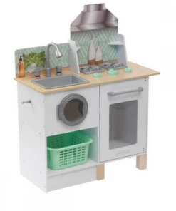 KidKraft PLAY Whisk & Wash Kitchen & Laundry