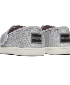 Toms Tiny Alpargata Glitter Silver NEW IN
