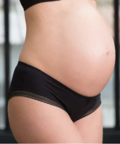 Cache Coeur Maternity Shorts - Milk - Black MATERNITY & PARENTS