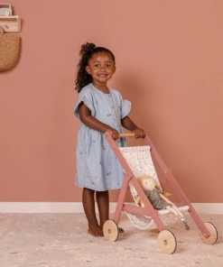 Little Dutch Doll Stroller Flowers & Butterflies