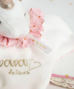 Doudou Et Compagnie Abracadabra Unicorn Comforter Pink