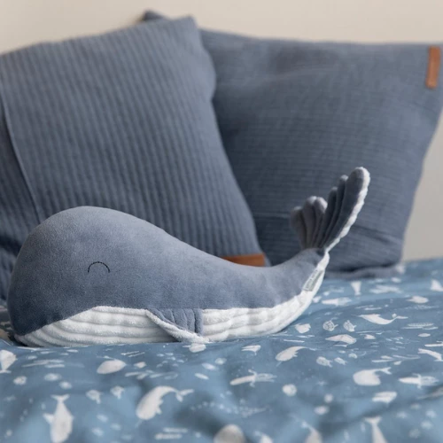 Little Dutch PLAY Large Cuddly Toy Whale - Ocean Blue