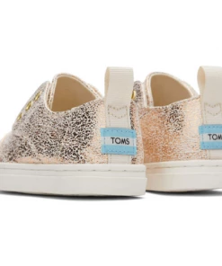 Toms Tiny Cordones Sneaker Gold