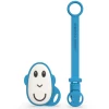 Doudou Et Compagnie BLUE FLAT FACE TEETHER & SOOTHER CLIP SET NEW IN