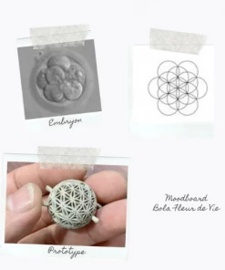 Ilado Flower Of Life Pregnancy Necklace On Cord - Silver MATERNITY & PARENTS