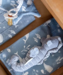 Little Dutch SALE Rattle Toy Seahorse - Ocean Blue - LD
