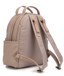 Babymel Lola Vegan Leather Backpack Almond