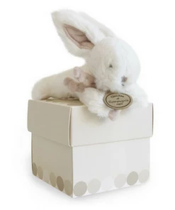 Doudou Et Compagnie PLAY Doudou Dummy Holder - Lapin Bonbon