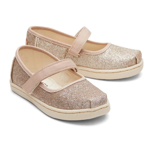 Toms NEW IN Tiny Mary Jane Champagne