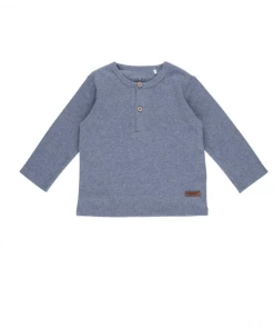 Little Dutch SALE T-Shirt - Long Sleeves - Melange Blue