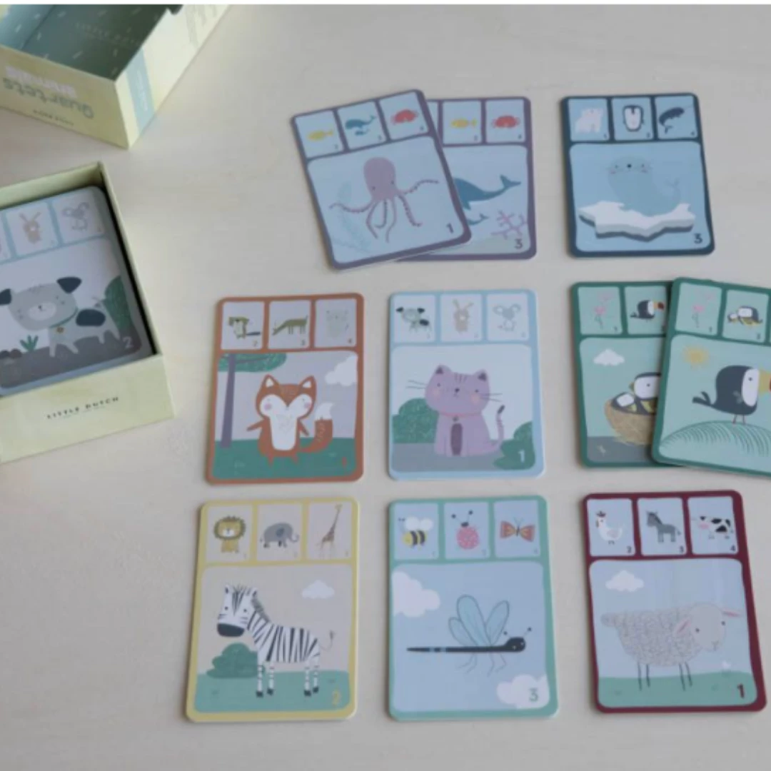 Little Dutch Quartets Card Game - Animals Games & Puzzles