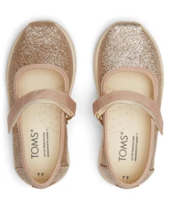 Toms NEW IN Tiny Mary Jane Champagne
