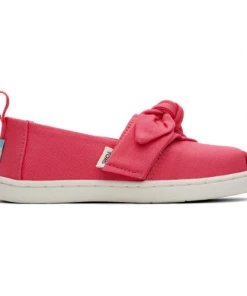 Toms Tiny Alpargata Bow Raspberry