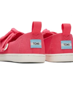 Toms Tiny Alpargata Bow Raspberry