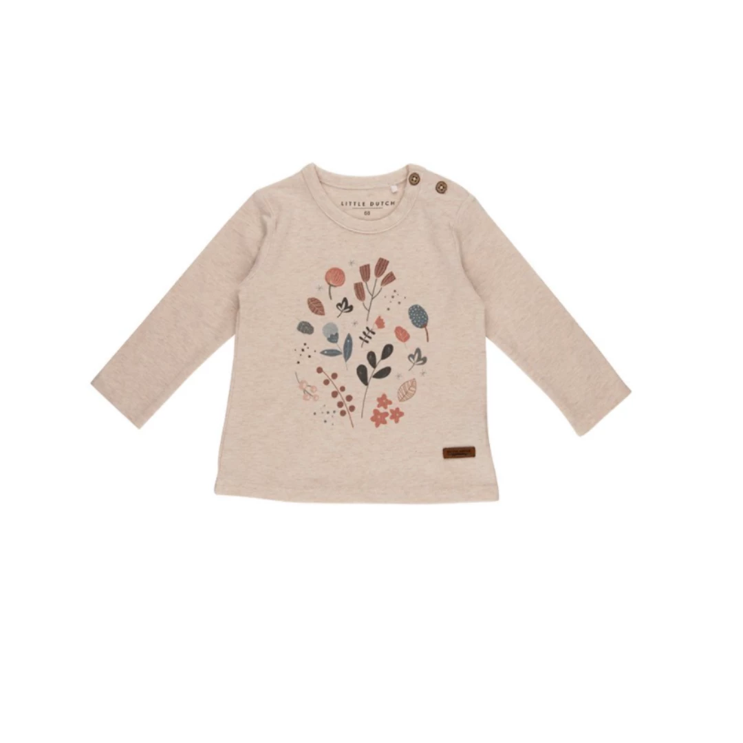 Little Dutch T-Shirt - Long Sleeves - Spring Flowers Print SALE