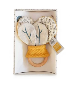 Doudou Et Compagnie Organic Bee Rattle PLAY