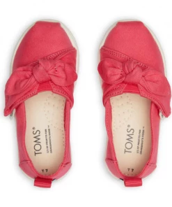Toms Tiny Alpargata Bow Raspberry