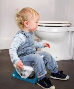 Pottiagogo Folding Travel Potty - Space Blue CARE
