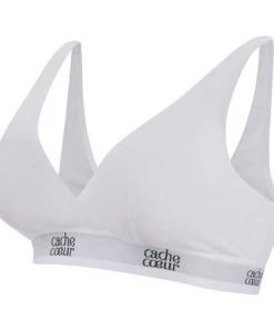 Cache Coeur MATERNITY & PARENTS Maternity And Nursing Bra Life White