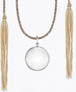 Ilado MATERNITY & PARENTS ACAPULCO Maternity Necklace Silver - Bronze Cord