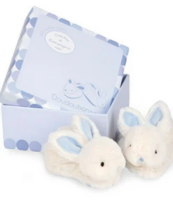 Doudou Et Compagnie Booties With Rattle - Lapin Bonbon - DC1308