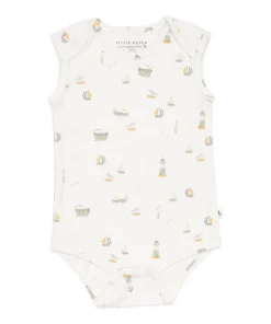 Little Dutch Bodysuit Sleeveless Sailors Bay White WEAR