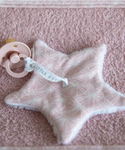 Little Dutch Baby Essentials Pacifier Cloth - Lily Leaves - Pink