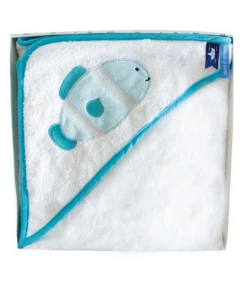 Doudou Et Compagnie Bathing & Skincare Bathcape - Almond Fish - DC3661