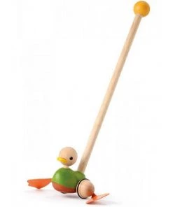 Plan Toys PLAY Push Along Duck - PT 5626
