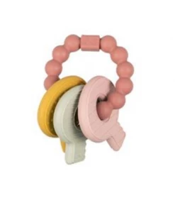 Little Dutch Teething Toy Kychain Pink NEW IN