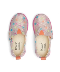 Toms Tiny Alpargata Glimmer Stars