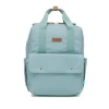 Babymel Backpack - Georgi Eco Convertible - Aqua ON THE MOVE