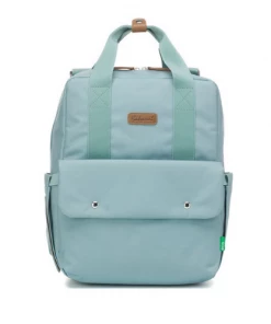 Babymel Backpack - Georgi Eco Convertible - Aqua ON THE MOVE