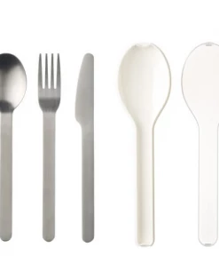 Mepal EAT Cutlery 3 Piece Ellipse - White